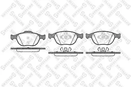 995 000-SX STELLOX Комплект тормозных колодок, дисковый тормоз